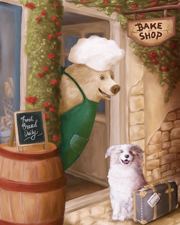 Australian Safe Shepeherd visits Bake Shop web